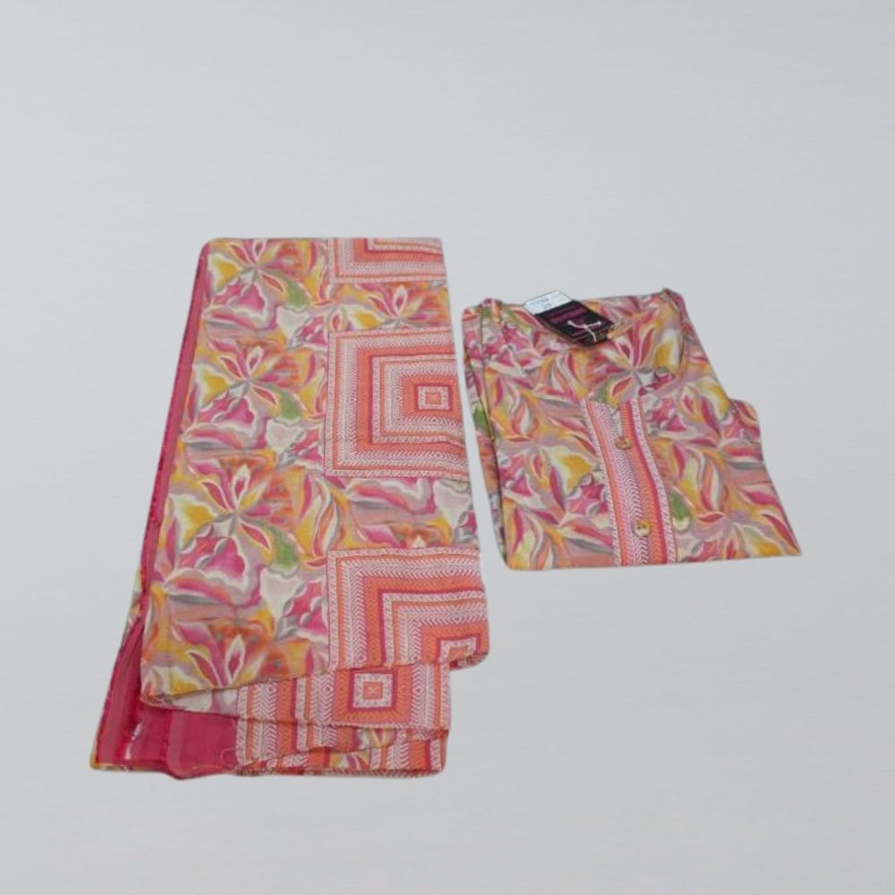 Cotton Printed Plazo Suit